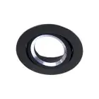 Noxion Encastré Spot Drome MR16 inclinable Noir | Diamètre 69mm - GU10 Culot