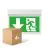 Voordeelpak 4x Noxion LED Nooduitgang Bord | Wall/Plafond Montage | 3.5W 20lm | 30m Kijkafstand - 3 Uur Noodverlichting - Incl. 4 Richtingen